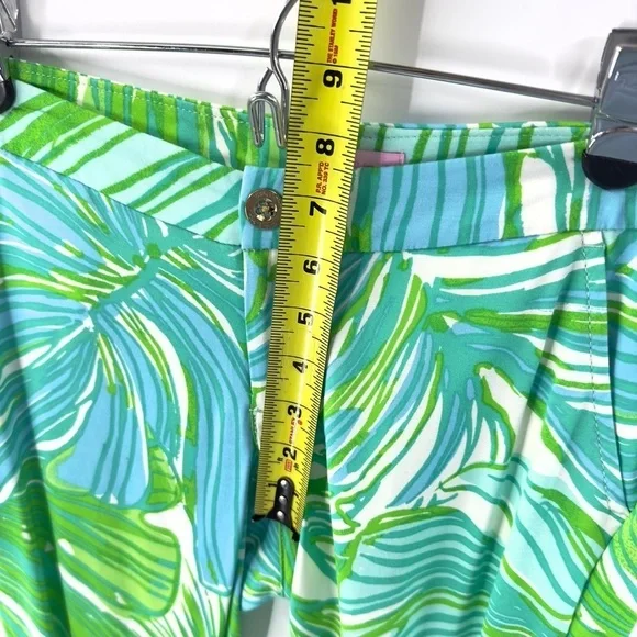 Lilly Pulitzer Alina Slim Ankle Pants Womens 0 Fronds Place Print Tropical Color - Picture 11 of 13